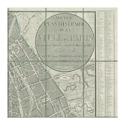 Maps of Paris Series - WJC Design